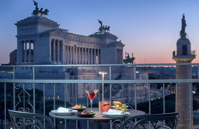 Roma Fori Imperiali view from room balcony