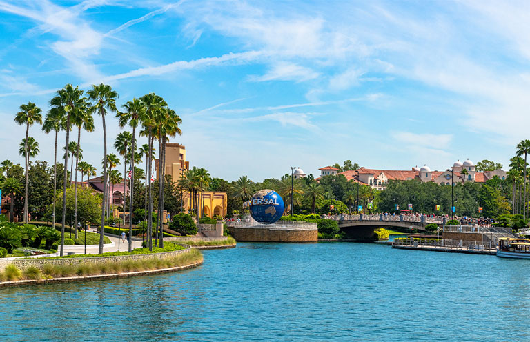 Universal theme park in Orlando, FL