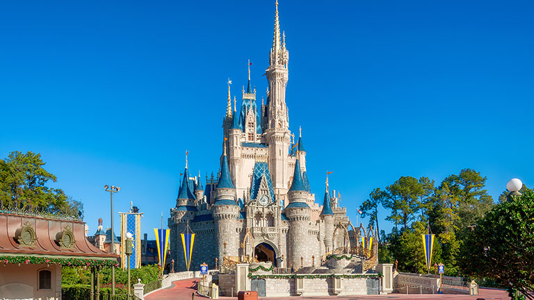 Cinderella Castle in Walt Disney World Magic Kingdom in Orlando, Florida By lucky-photo