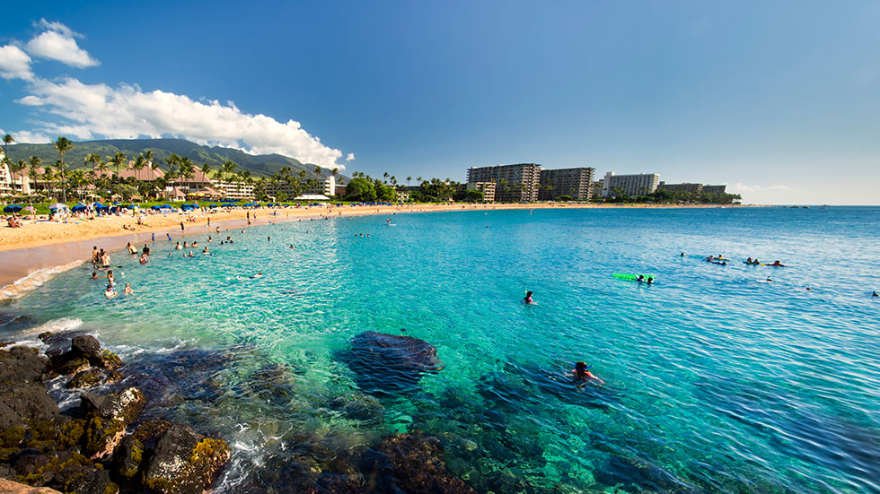 Kaanapali Beach from Black Rock