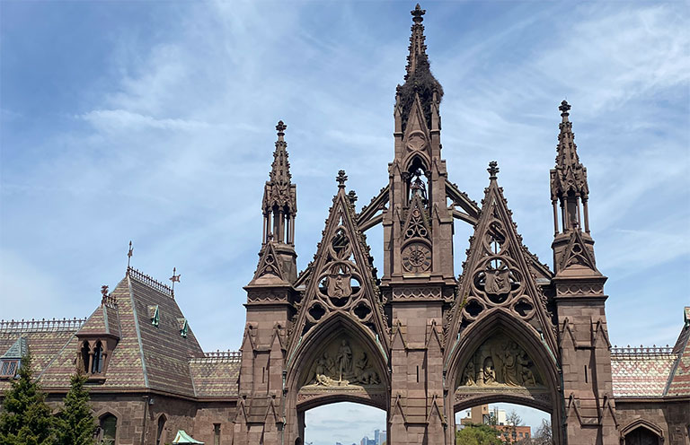 Green-Wood’s fabulous Gothic Revival gates