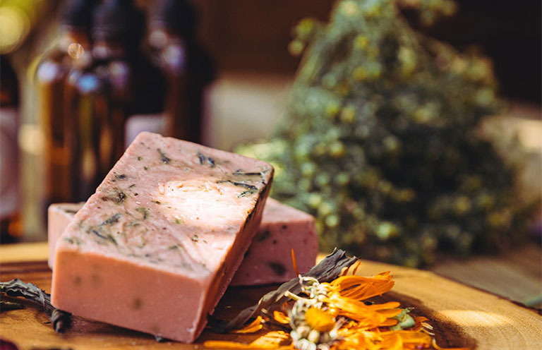 Making soap at Alila Ventana Big Sur