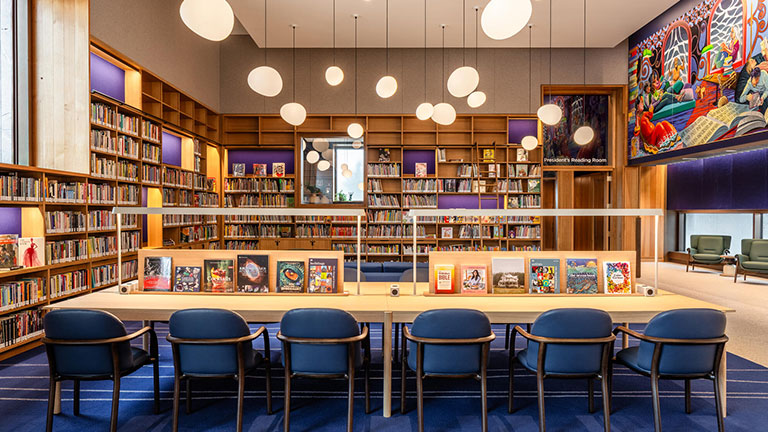 Chicago Public Library branch at the Obama Presidential Center in Chicago