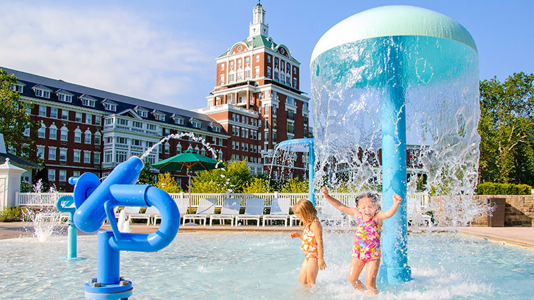 Splashing into summer fun at The Omni Homestead Resort’s kid-friendly water park; photo courtesy of The Omni Homestead Resort & Spa