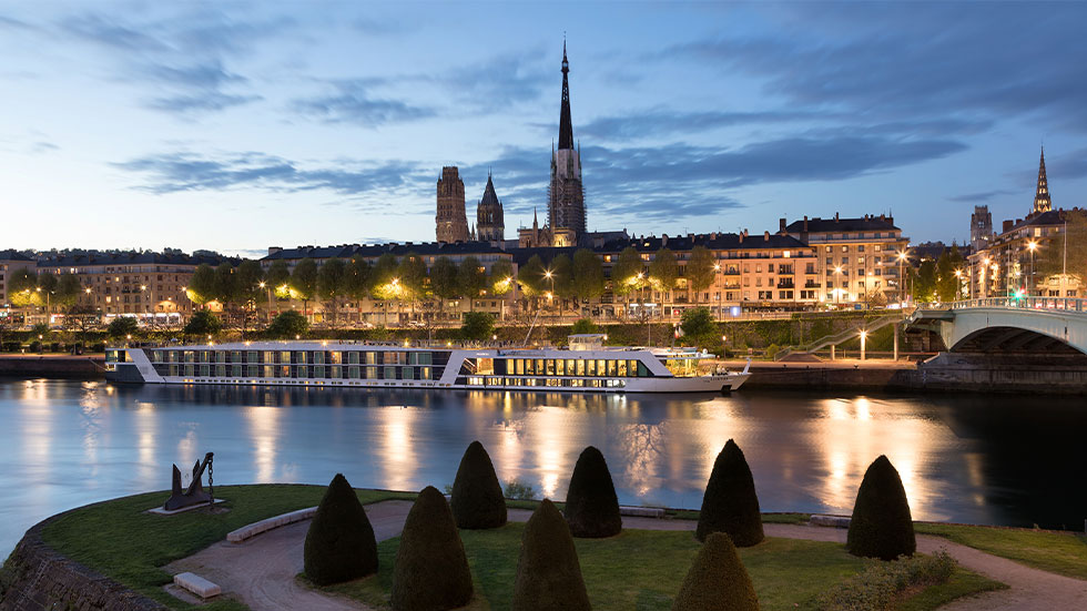 AmaLyra in Les Andelys, Seine River, France