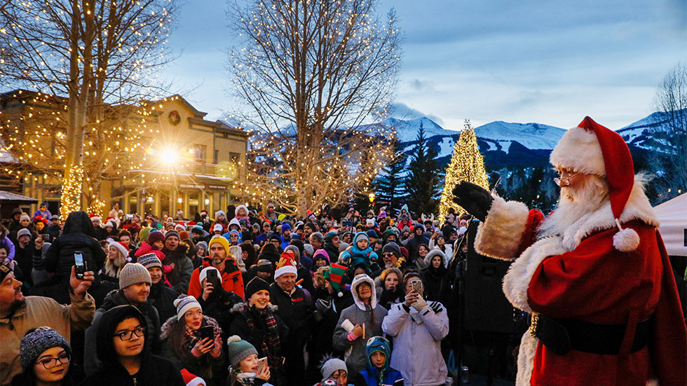 Breckenridge Colorado Christmas celebration