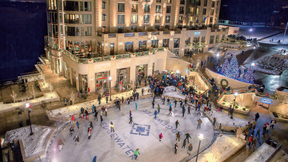 Madison Wisconsin The Edgewater Christmas celebration