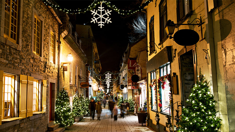 Quebec City Christmas celebration