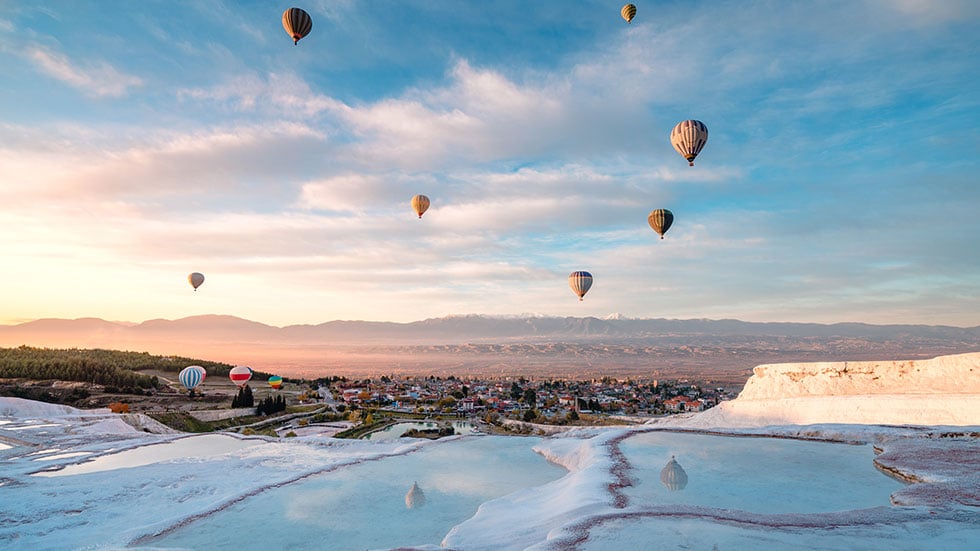 Pamukkale Turkey wildart via iStock