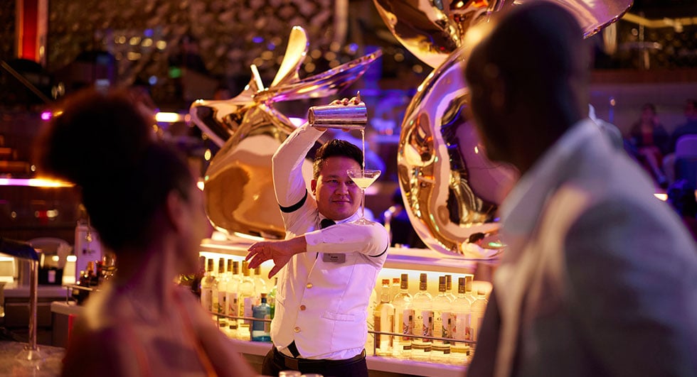 Nothing Comes Close To The Elevated Experience of Celebrity Cruises Martini Bar Credit: Celebrity Cruises