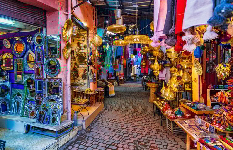 The Enchanting Souks in Morocco