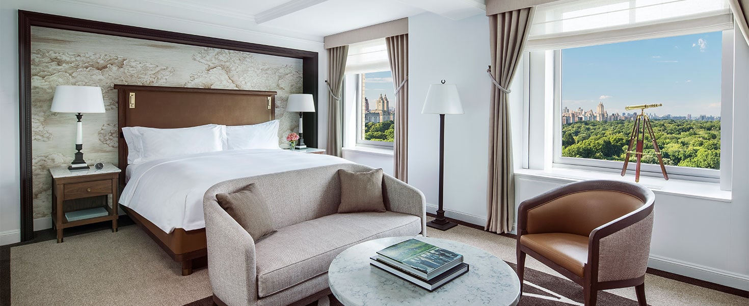Ritz-Carlton New York Central Park hotel room