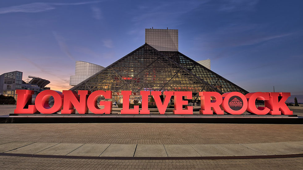 Long Live Rock Rock & Roll Hall of Fame Rock & Roll Hall of Fame-large. Photo courtesy of Rock & Roll Hall of Fame & Destination Cleveland