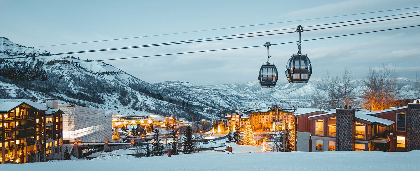 Views of the beautiful Snowmass Village in Colorado. Photo by Josh Hild/iStock.com