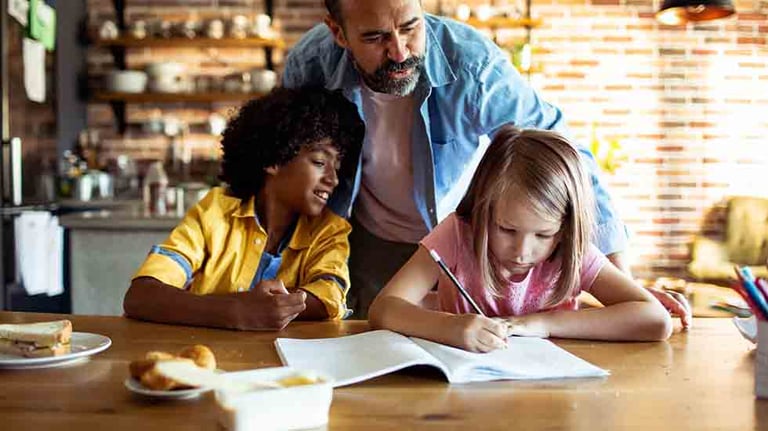 Kids learning about finances