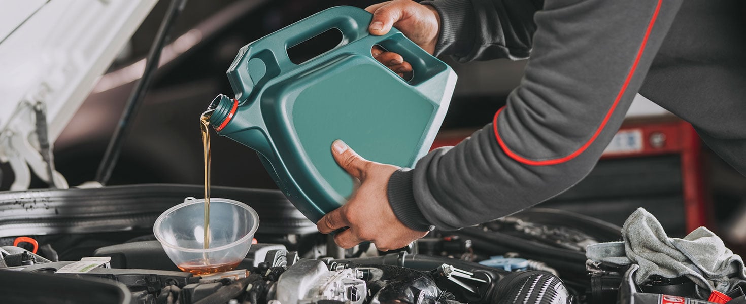 Changing Oil in Car