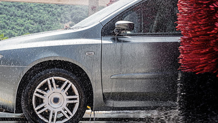 Car water spots Image generated with AI Runway. Art directed by Andrea M. Corbin