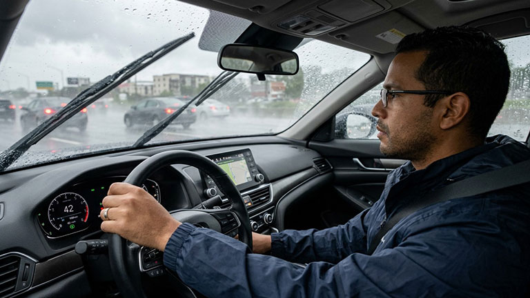 windshield wipers working