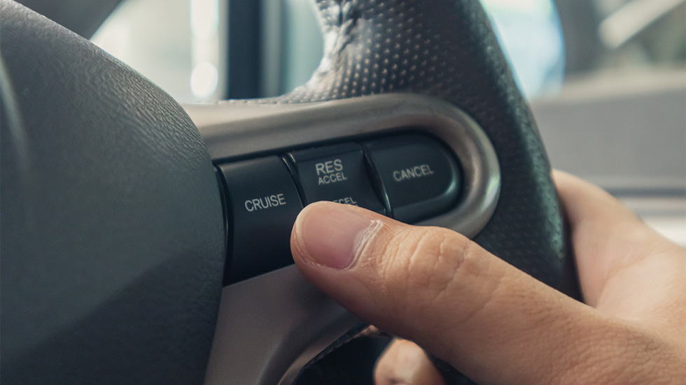 Cruise Control on Steering Wheel