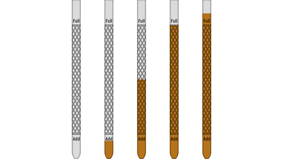 oil dipstick oil levels illustration 