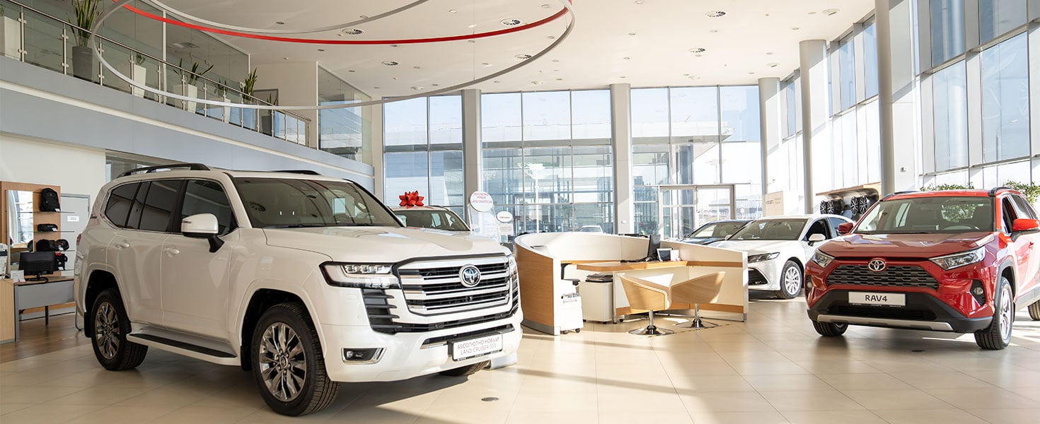 car dealership showroom 