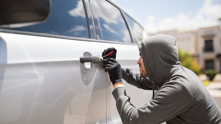 Forcing entry and stealing a car by AntonioDiaz