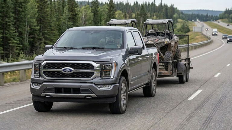 Truck trailer ATVS Image generated with Runway AI, Art directed by Andrea M. Corbin