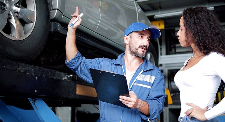 explaining checklist car maintenance