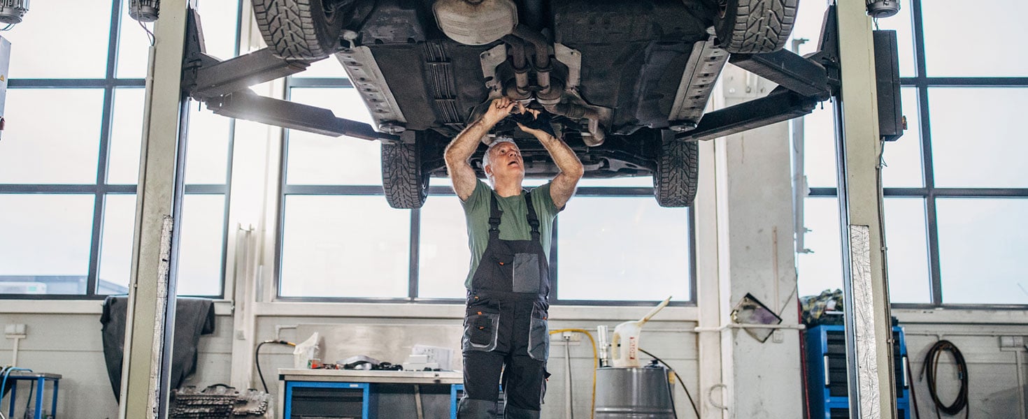 Replacing A Car's Under-Engine Pan