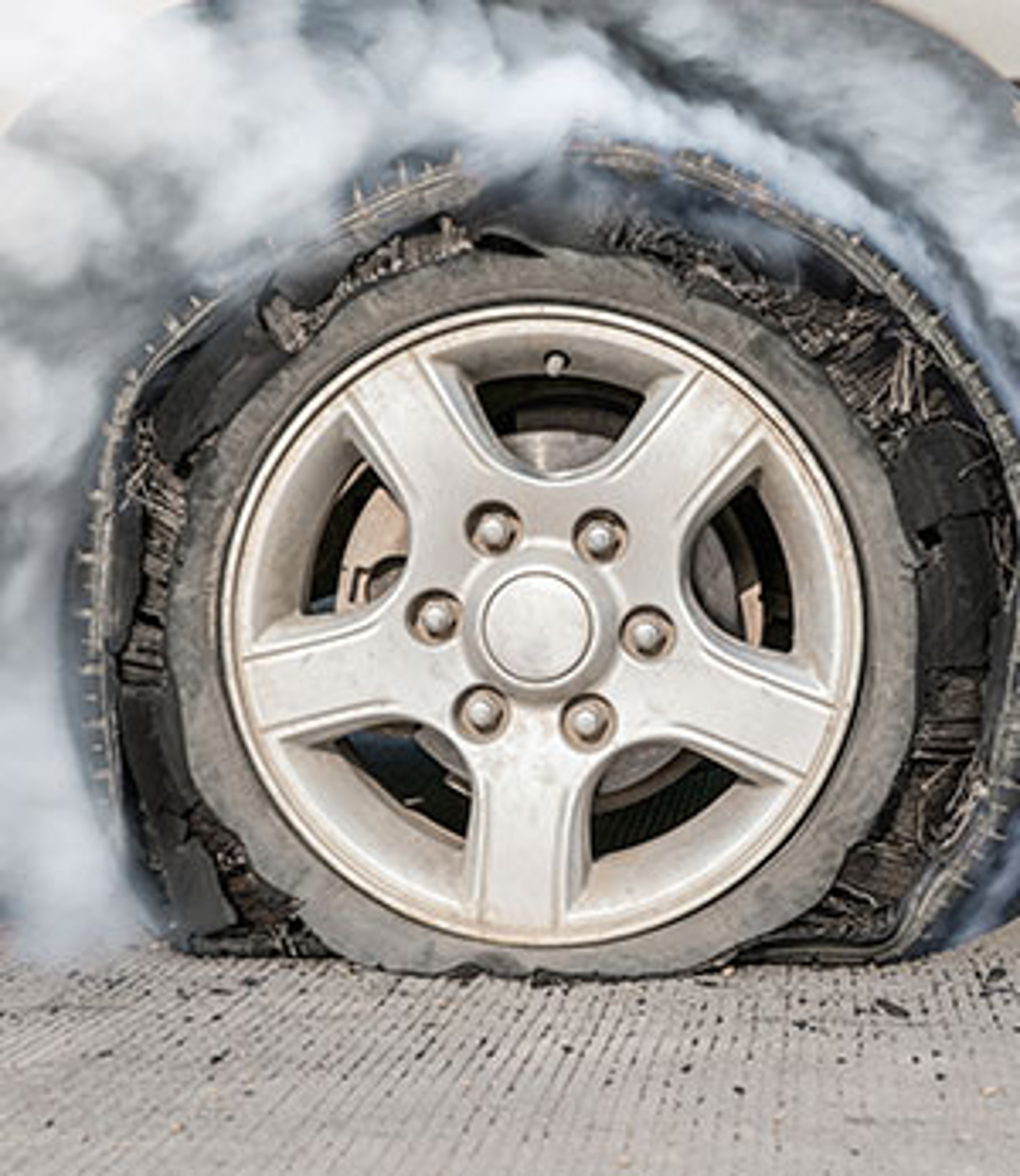 Tire Explosion