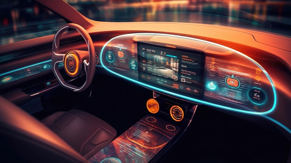 Innovative car dashboard concept