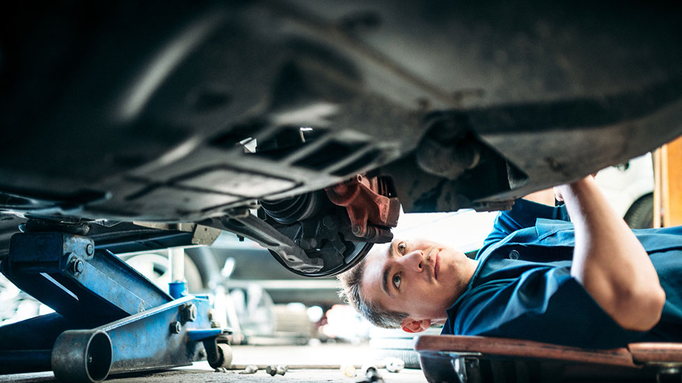 Under the car