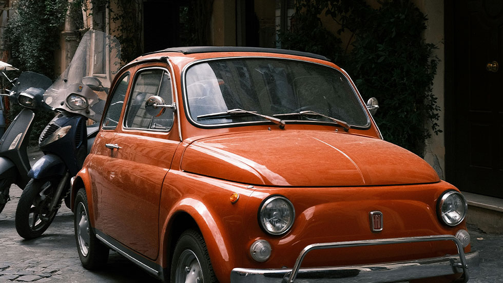 Orange Fiat