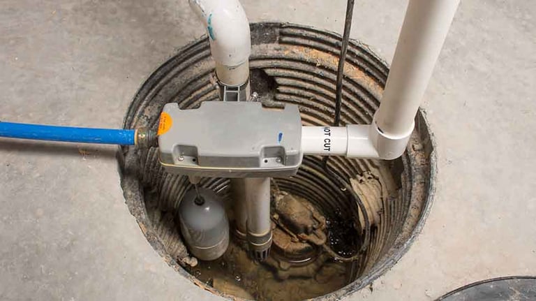 Sunk pump