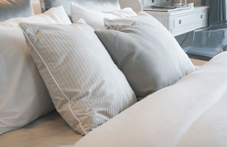 pillow and comforter