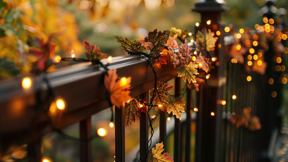 fall themed garland