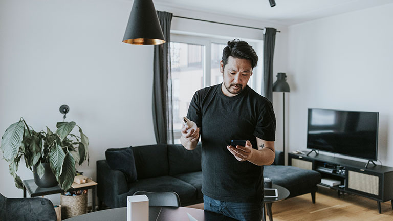 Turning on smart lights