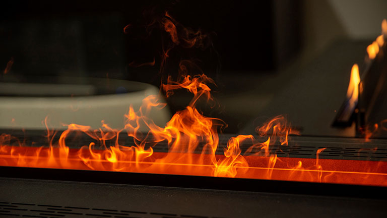 Vaper fireplace