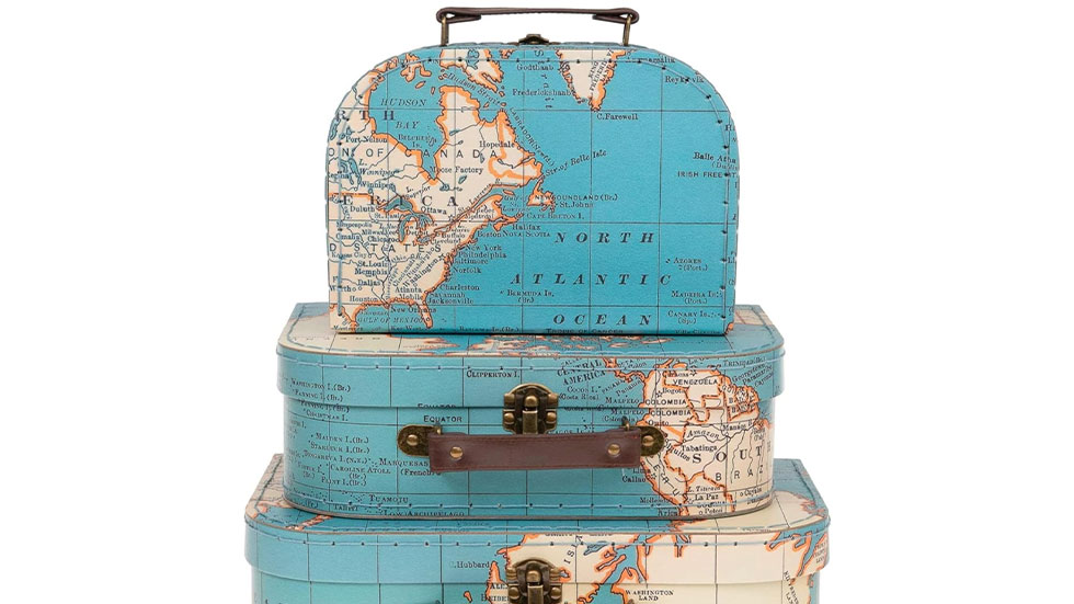 travel themed storage box