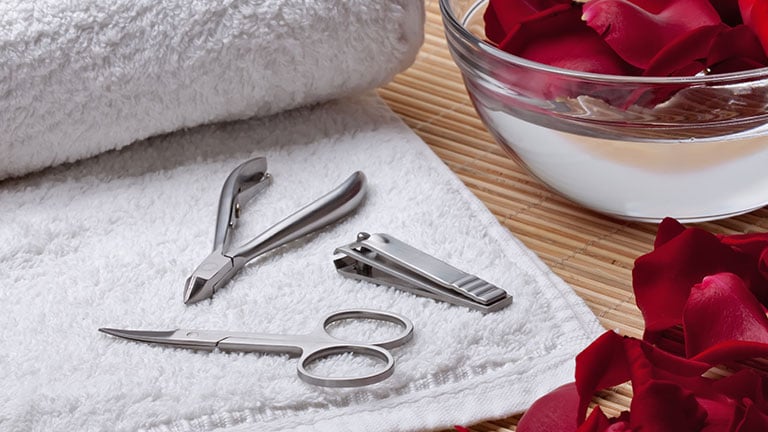 Tools of a manicure set by Gresei