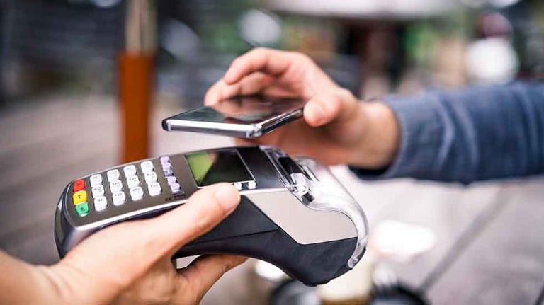 Using a smartphone for payment