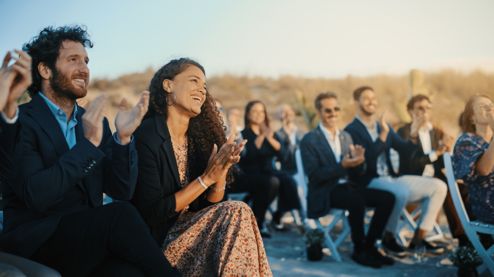 guests at wedding