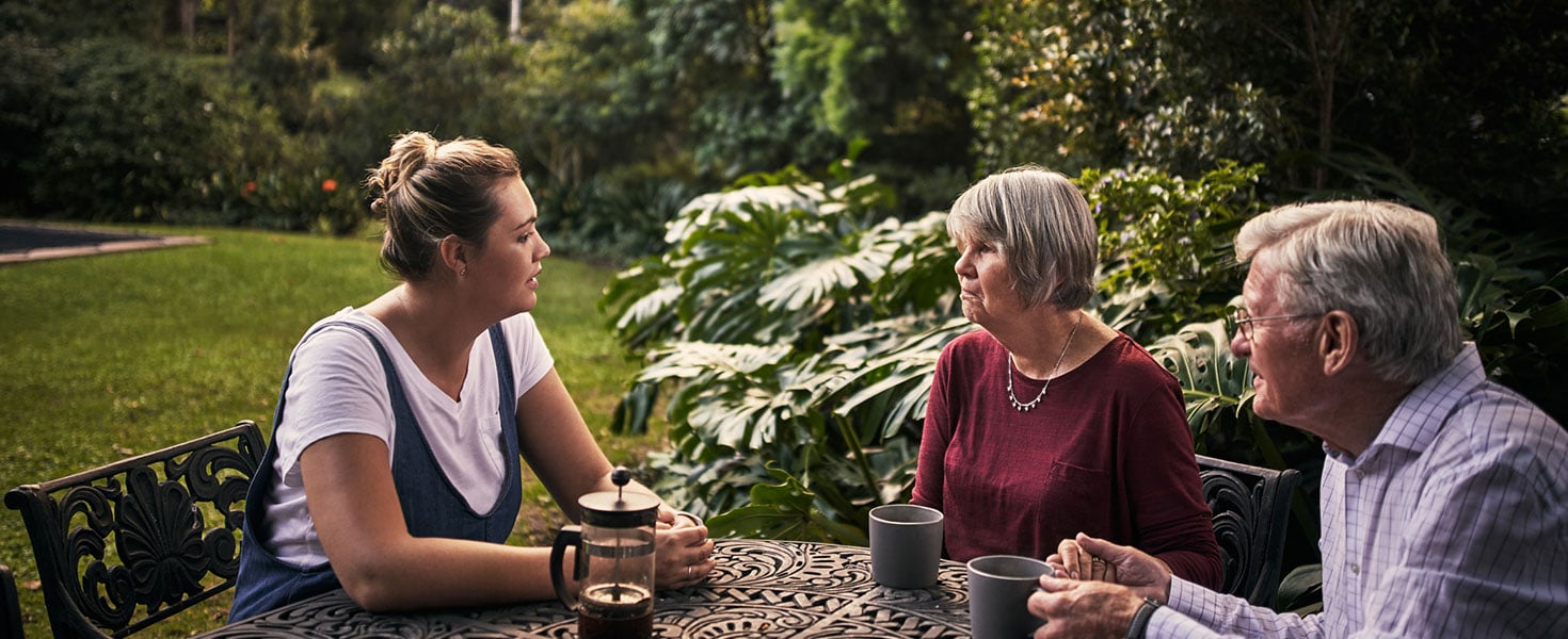 Talking parents about your health