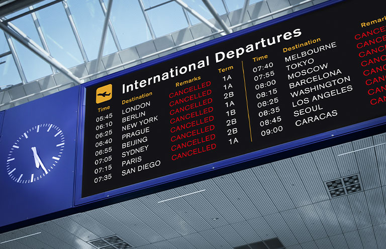 All Flights Cancelled