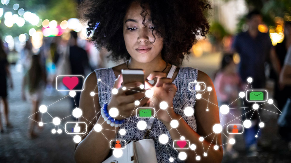 social media concept