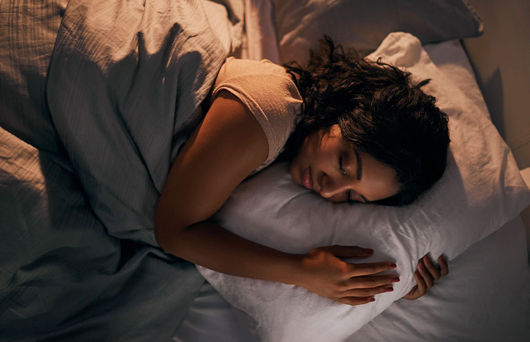 woman sleeping