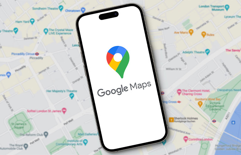 Google maps app concept