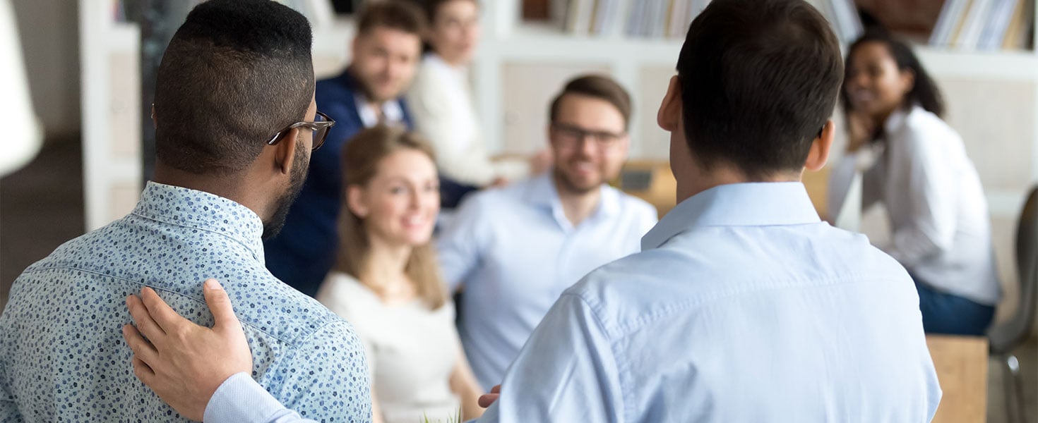 Boss introducing a new employee
