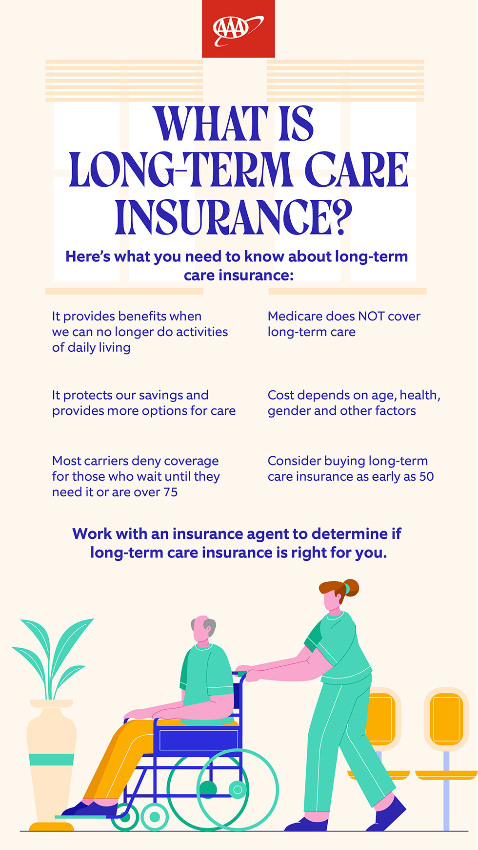 infographic on long term health insurance