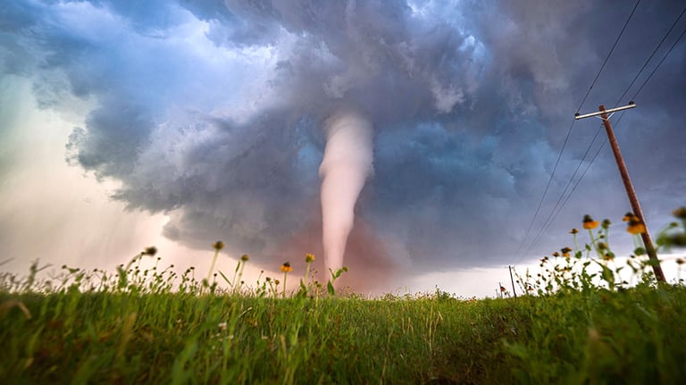 Funnel cloud dropping in East Central Idaho.